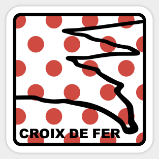 Croix de Fer - King of the Mountains (KOM) Sticker